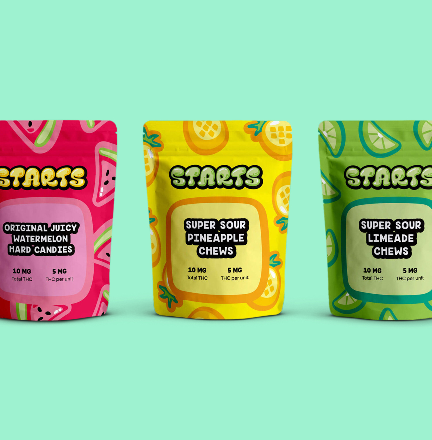 Revisit simpler times with Starts' array of cannabis-infused candies, invoking joy, one delightful candy at a time.